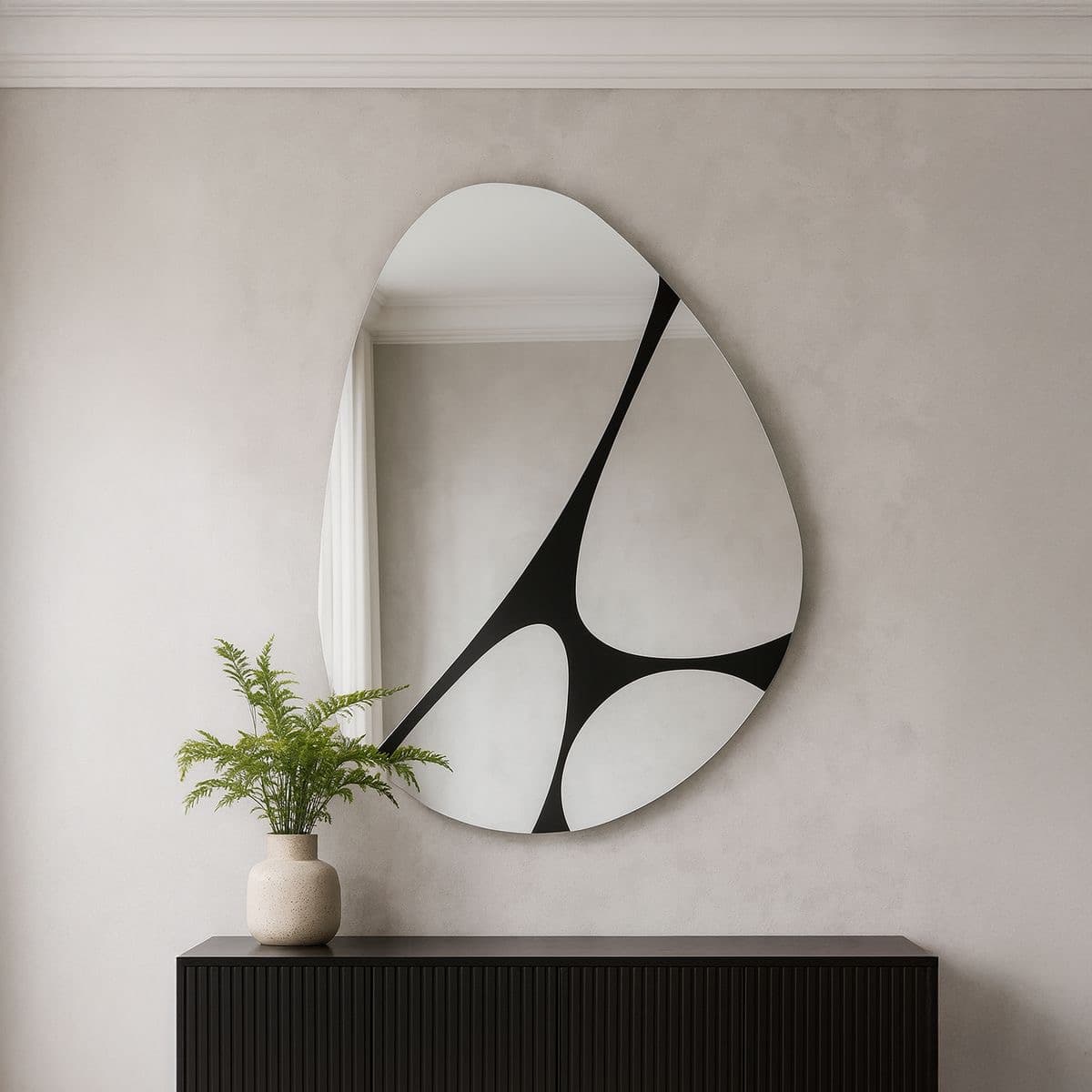 Aura Abstract Wall Mirror